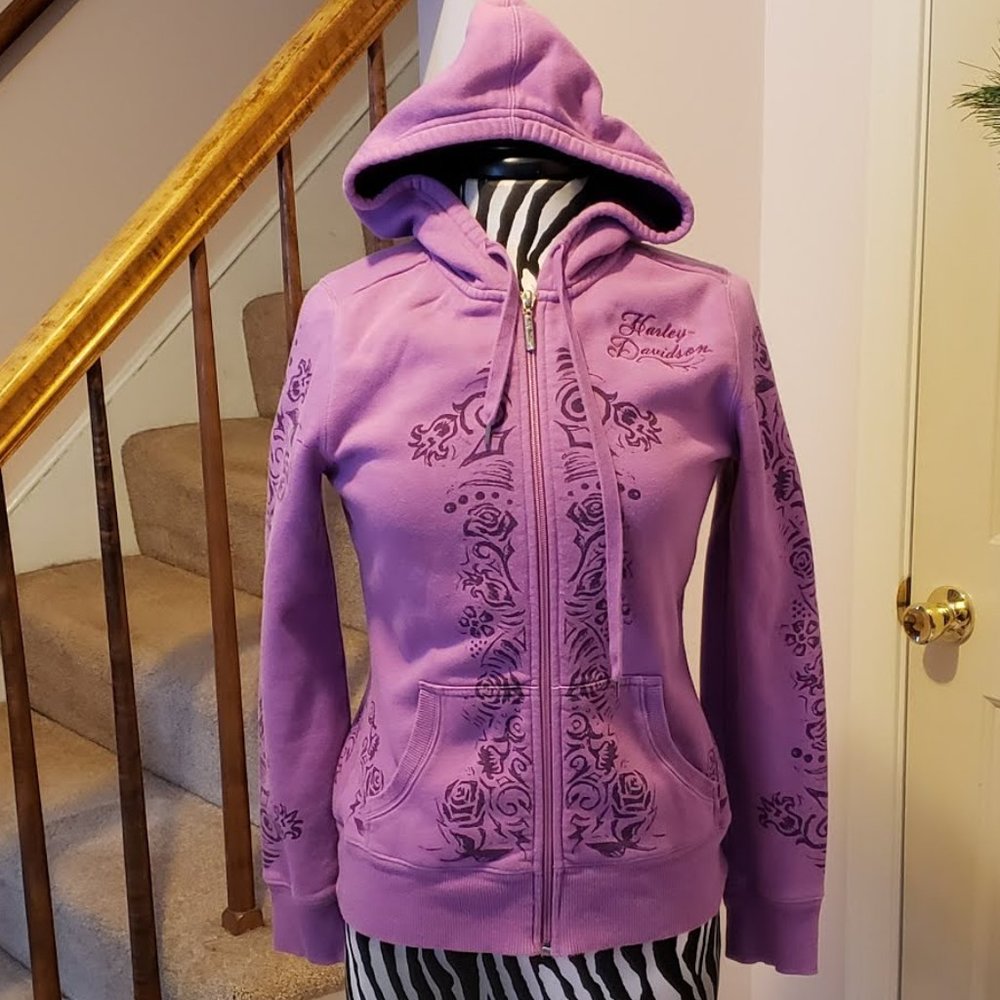 Harley Davidson zip up Hoodie